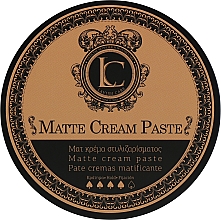 Kup Mocno utrwalająca pasta do stylizacji włosów dla mężczyzn - Lavish Care Matte Cream Paste