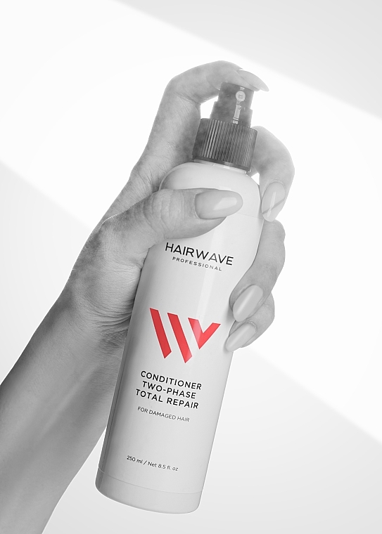 Dwufazowa odżywka do włosów zniszczonych Total Repair - HAIRWAVE Two-Phase Conditioner For Damaged Hair — Zdjęcie N6