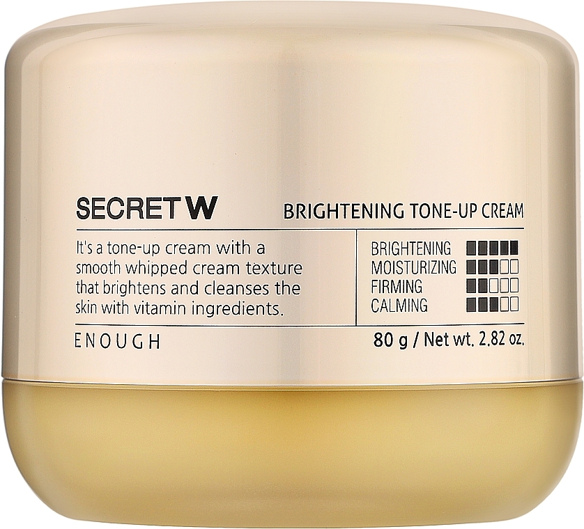 Krem do twarzy - Enough Secret W Brightening Tone-Up Cream — Zdjęcie N1