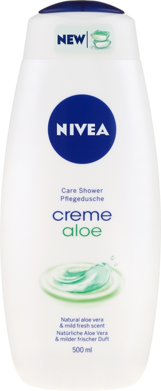 Aloesowy żel pod prysznic - NIVEA Care Shower Cream Natural Aloe Vera — Zdjęcie N8