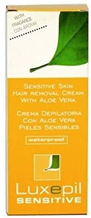 Krem do depilacji do skóry wrażliwej - Luxepil Sensitive Classic Depilatory Cream + Spatula — Zdjęcie N1