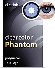 Kolorowe soczewki kontaktowe Lestat, 2 sztuki - Clearlab ClearColor Phantom — Zdjęcie N1