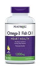 Olej rybny z kwasem Omega-3 w żelowych kapsułkach - Natrol Omega-3 Fish Oil — Zdjęcie N2