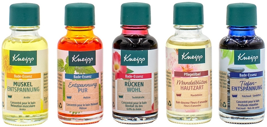 Zestaw - Kneipp Wellness Bade Collection (oil/5x20ml) — Zdjęcie N3