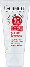 Przeciwstarzeniowy krem ​​przeciwsłoneczny - Guinot Age Sun Summum Anti-Ageing Sun Cream SPF50 — Zdjęcie N1