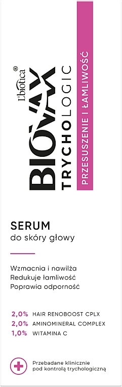 Serum do łuszczącej się skóry głowy - L'biotica Biovax Trychologic Serum — Zdjęcie N1