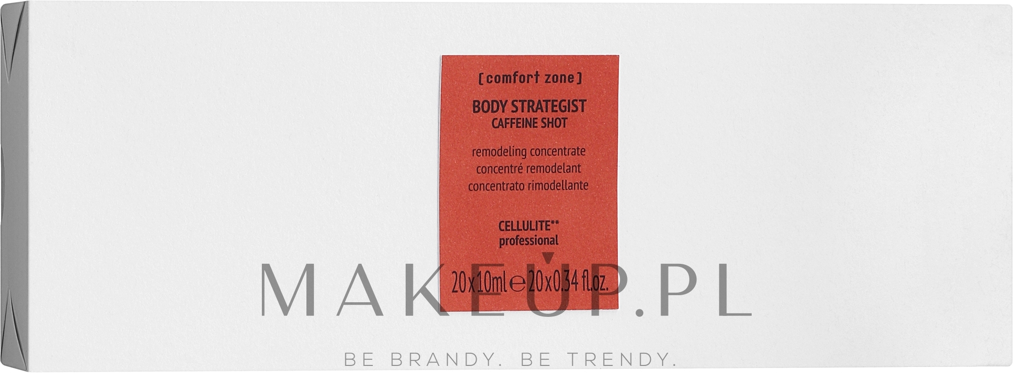 Koncentrat antycellulitowy do ciała - Comfort Zone Body Strategist Caffeine Shot — Zdjęcie 20 x 10 ml