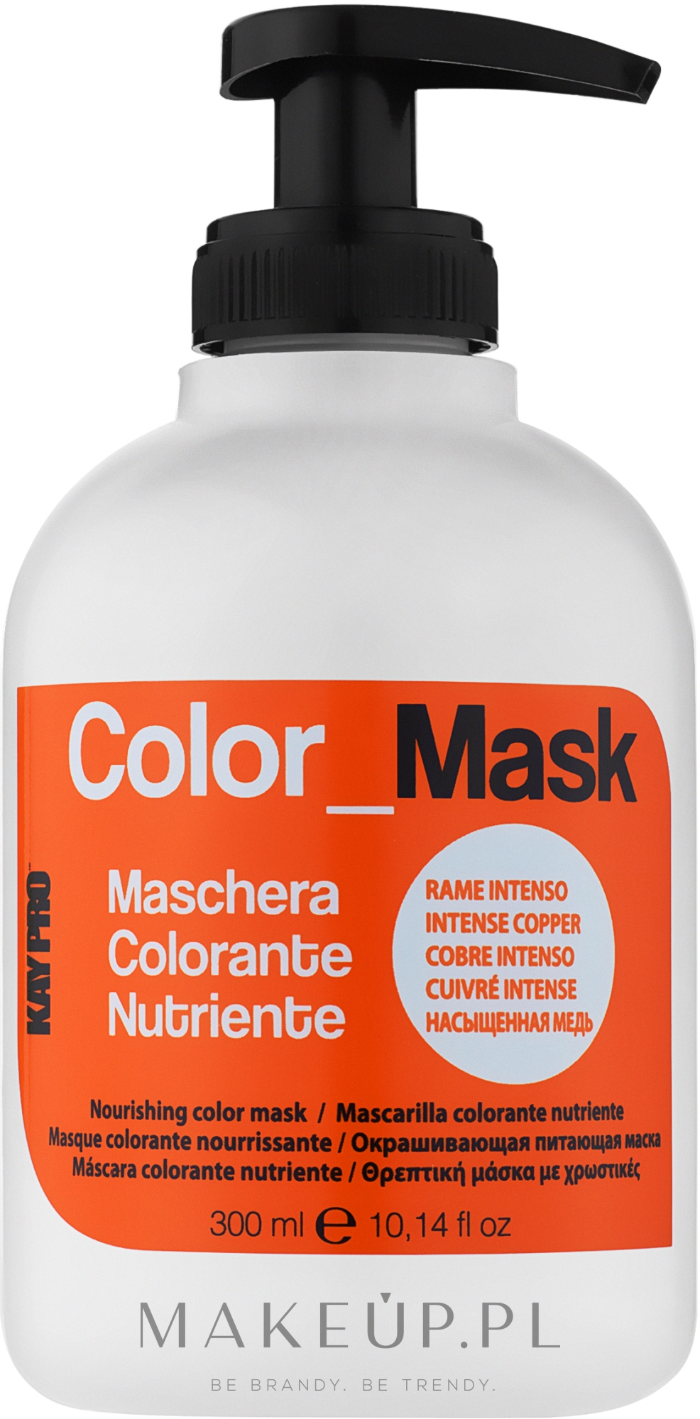 Odżywcza maska tonująca do włosów - KayPro Color Mask — Zdjęcie Miedź