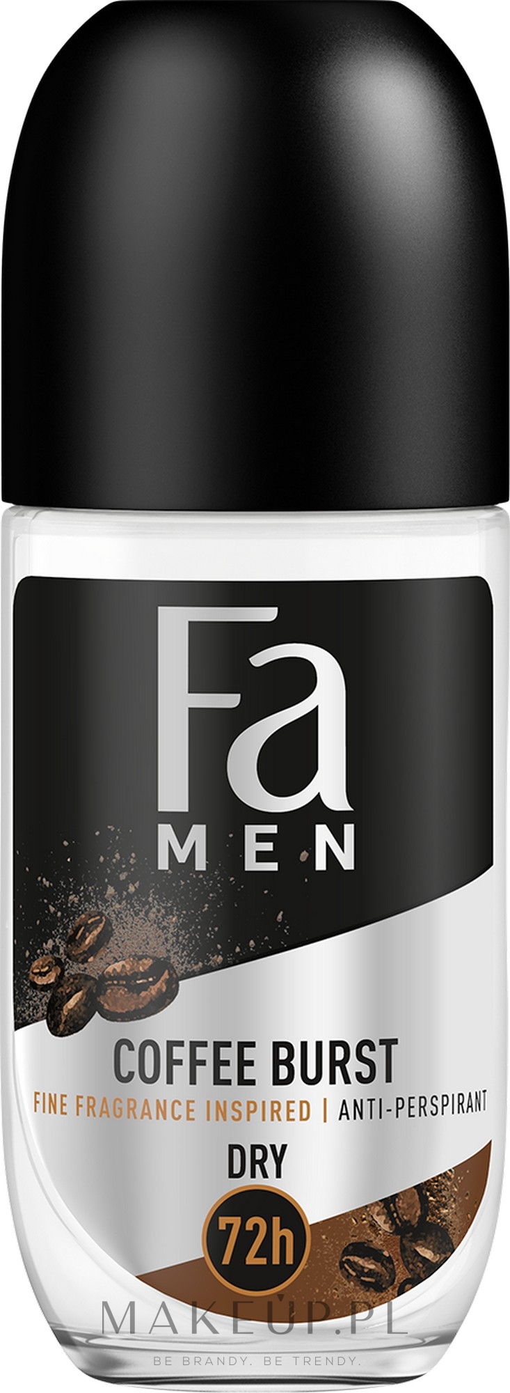 Antyperspirant w kulce dla mężczyzn - Fa Men Coffee Brust Anti-Perspirant 72H — Zdjęcie 50 ml