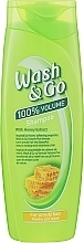 Kup Szampon z ekstraktem z miodu do włosów pozbawionych objętości - Wash&Go 100 % Volume Shampoo