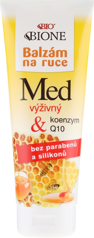 Odżywczy balsam do rąk - Bione Cosmetics Honey + Q10 Cream — Zdjęcie N1
