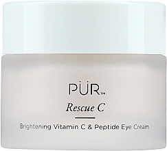 Ultra-odżywczy energetyzujący krem pod oczy - Pür Rescue C Brightening Vitamin C & Peptide Eye Cream — Zdjęcie N1