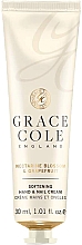 Krem do rąk i paznokci Kwiat nektarynki i grejpfrut - Grace Cole Boutique Nectarine Blossom & Grapefruit Hand and Nail Cream (miniprodukt) — Zdjęcie N1