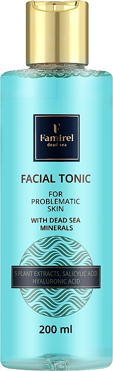 Tonik dla skóry z problemami - Famirel Facial Tonic For Problematic Skin With Dead Sea Minerals — Zdjęcie N2