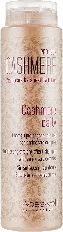 Kaszmirowy szampon prostujący do włosów - Kosswell Professional Cashmere Daily