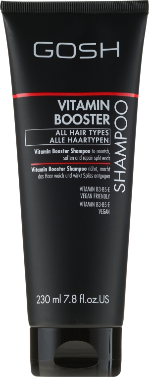 Witaminowy szampon do włosów - Gosh Copenhagen Vitamin Booster Shampoo — Zdjęcie N1
