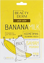 Kup Maska w płachcie Banan i mleko - Beauty Derm Banana Milk Face Mask