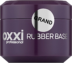 Baza kauczukowa pod lakier hybrydowy - Oxxi Professional Grand Rubber Base — Zdjęcie N5