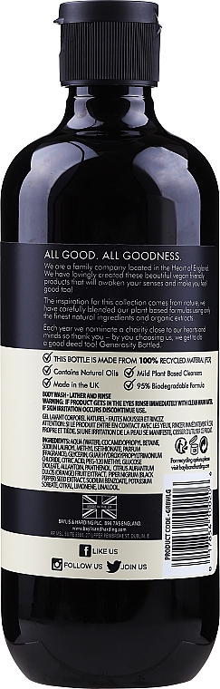 Naturalny żel pod prysznic - Baylis & Harding Goodness Lemongrass & Ginger Natural Body Wash — Zdjęcie N2