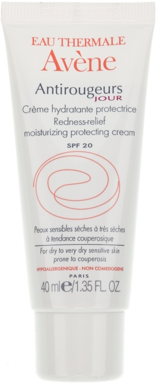 Nawilżający krem przeciw zaczerwienieniom SPF 20 - Avène Soins Anti-Rougeurs Redness-Relief Moisturizing Protecting Cream — Zdjęcie N2