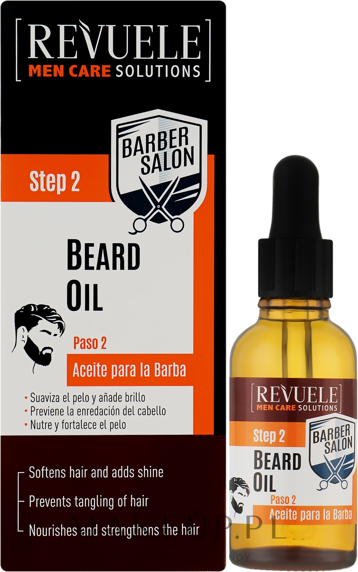 Olejek do brody - Revuele Men Care Barber Salon Beard Oil — Zdjęcie 30 ml