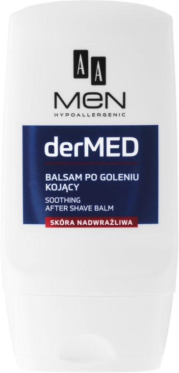 Kojący balsam po goleniu do skóry nadwrażliwej - AA Men derMED — Zdjęcie N2
