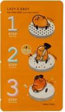 Kup Zestaw 3 plasterków dogłębnie oczyszczających pory - Holika Holika Gudetama Pig-Nose Clear Black Head 3-Step Kit
