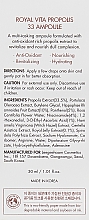 Serum do twarzy z propolisem - Dr.Ceuracle Royal Vita Propolis 33 Ampoule — Zdjęcie N6