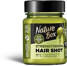 Kup Skoncentrowana maska do włosów z oliwą z oliwek - Nature Box Olive Oil Strengthening Hair Shot
