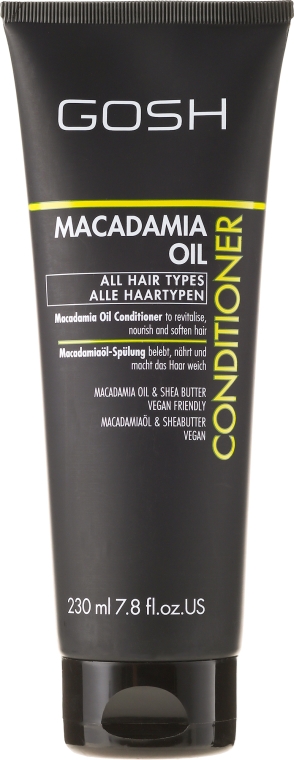 Odżywka do włosów z olejem makadamia - Gosh Copenhagen Macadamia Oil Conditioner