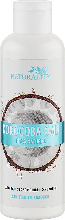 Olej kokosowy do ciała i włosów - Naturality — Zdjęcie N1