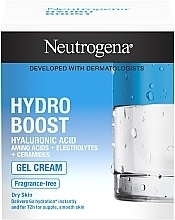 Nawilżający żel-krem do cery suchej - Neutrogena Hydro Boost Gel Cream Moisturiser — Zdjęcie N3
