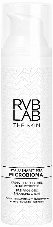 Intensywnie regenerujący krem do twarzy - RVB LAB Microbioma Pre-Probiotic Balancing Cream Soothing Repairing Anti-Ageing — Zdjęcie N1