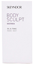 Dwufazowy olejek redukujący do ciała - Skeyndor Body Sculpt Oil & Tonic Night — Zdjęcie N2