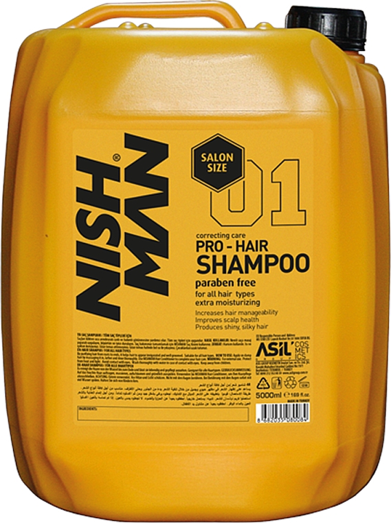 Szampon do włosów - Nishman Pro-Hair Shampoo — Zdjęcie N2