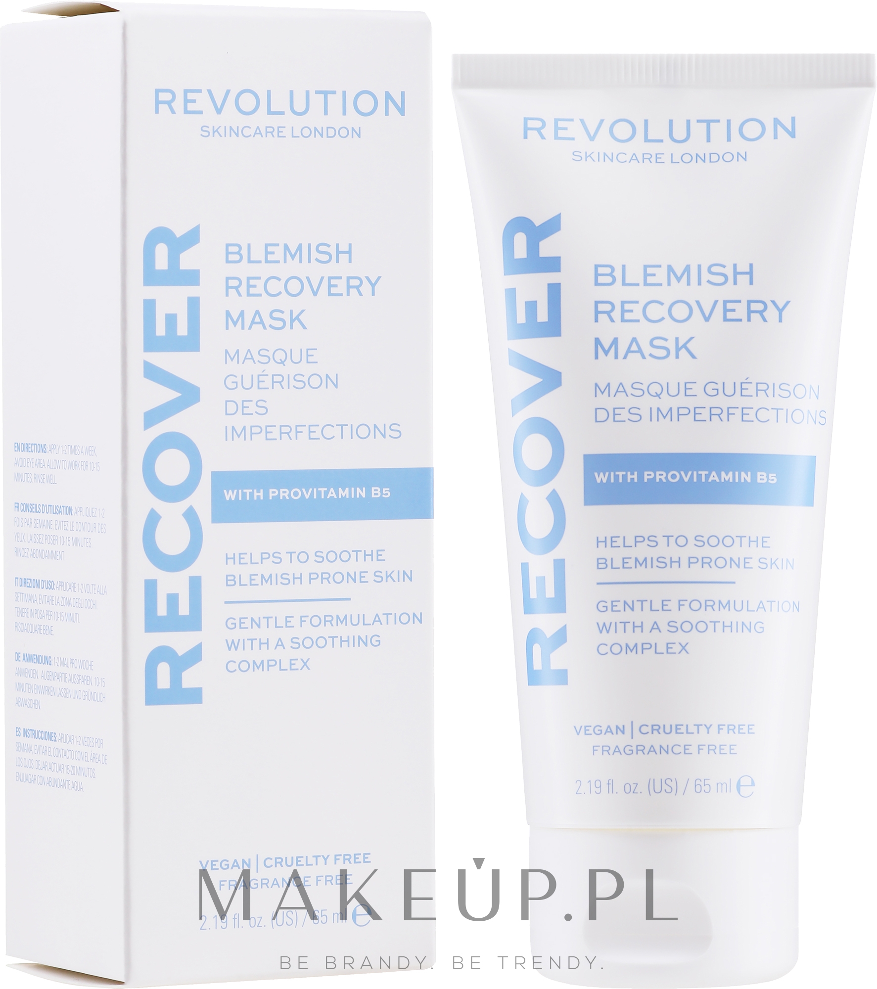 Maseczka do twarzy do cery problematycznej - Revolution Skincare Blemish Recovery Mask — Zdjęcie 65 ml