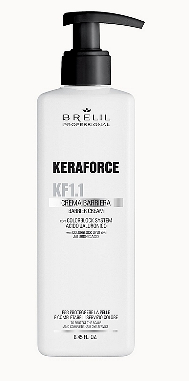 PRZECENA! Ochronny krem do włosów - Brelil Keraforce Prot Wall Cream * — Zdjęcie N1