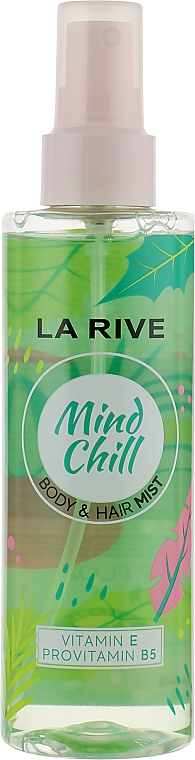 Perfumowany spray do włosów i ciała Mind Chill - La Rive Body & Hair Mist — Zdjęcie N1