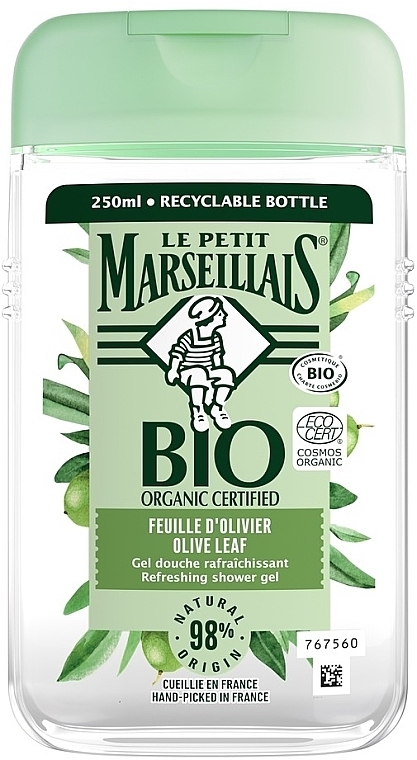 Certyfikowany organiczny żel pod prysznic Liść Oliwny - Le Petit Marseillais