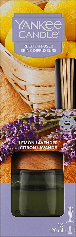 Dyfuzor zapachowy Cytryna i lawenda - Yankee Candle Lemon Lavender — Zdjęcie N1