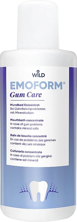 Płyn do płukania ust z solami mineralnymi, koncentrat - Dr. Wild Emoform Mouthbath Concentrate — Zdjęcie N1