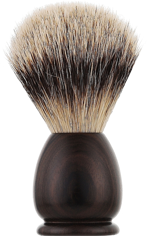 Pędzel do golenia, mały - Acca Kappa Apollo Ebony Wood Shaving Brush — Zdjęcie N1