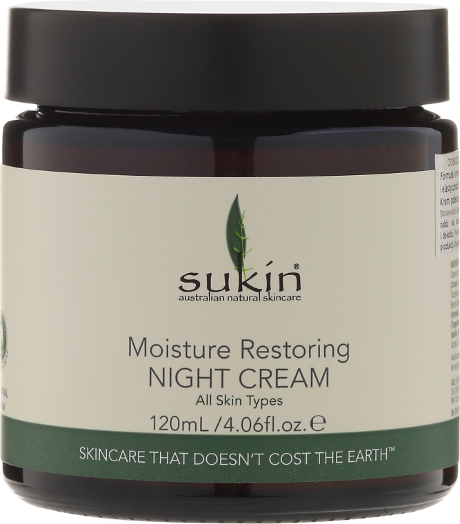 Nawilżający krem regenerujący na noc - Sukin Moisture Restoring Night Cream