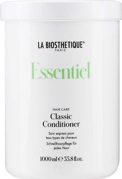 Odżywka zapewniająca miękkość i połysk włosów - La Biosthetique Essentiel Classic Conditioner — Zdjęcie N3