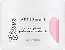 Kup Nawilżający peeling do rąk z aromatem arbuza - Elisium AFTERmani Instant Hydration Professional Hand Scrub Watermelon
