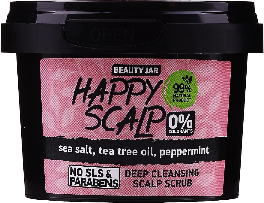 Oczyszczający peeling do skóry głowy - Beauty Jar Happy Skalp Deep Cleansing Scalp Scrub