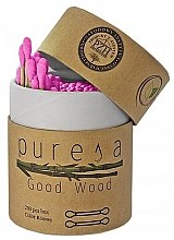 Kup Patyczki bambusowe w tubie, różowe - Puresa Good Wood