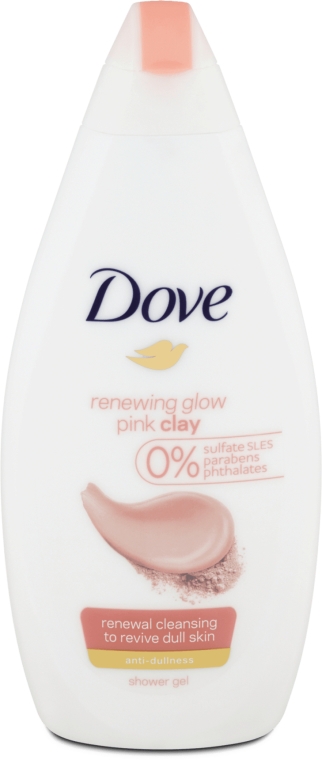 Oczyszczający żel pod prysznic Różowa glinka - Dove Renewing Glow Pink Clay Shower Gel — Zdjęcie N3