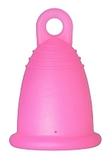 Kubeczek menstruacyjny z pętelką, rozmiar L, fuksja - MeLuna Sport Menstrual Cup — Zdjęcie N1