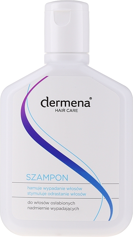 PRZECENA! Szampon hamujący wypadanie i stymulujący wzrost włosów - Dermena Hair Care Shampoo * — Zdjęcie N4